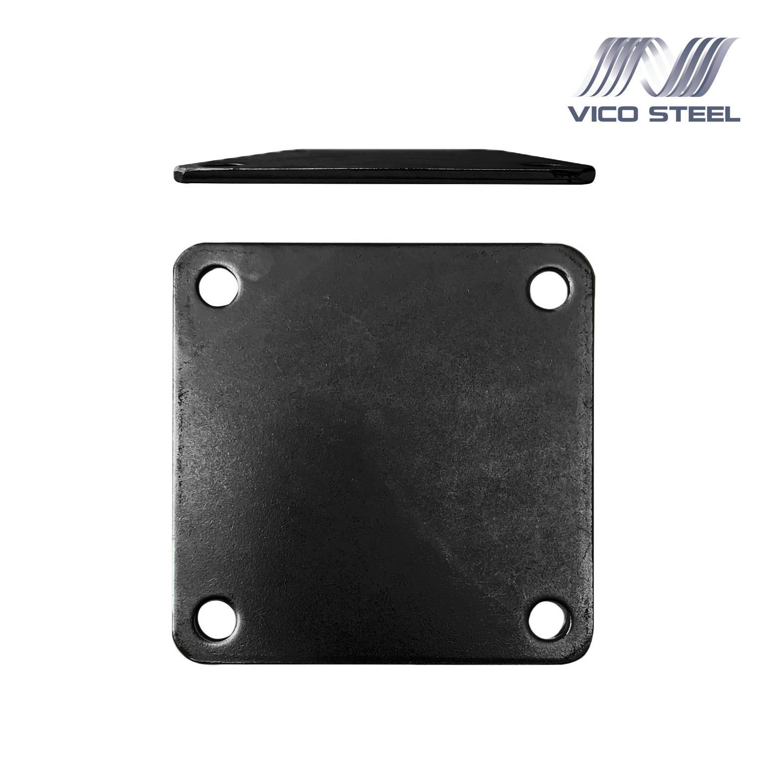 Base Plate Square 150x150x5mm Mild steel – VICOSTEEL